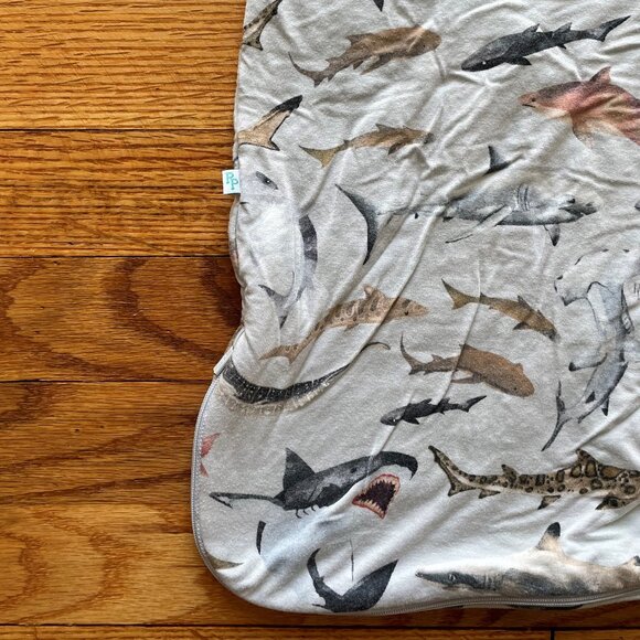 Posh Peanut Shark Sleeveless Sleep Bag Size 6-18 Month - Picture 4 of 11